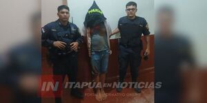 APREHENDEN A HOMBRE POR REALIZAR DISPAROS AL AIRE EN PIRAPEY 