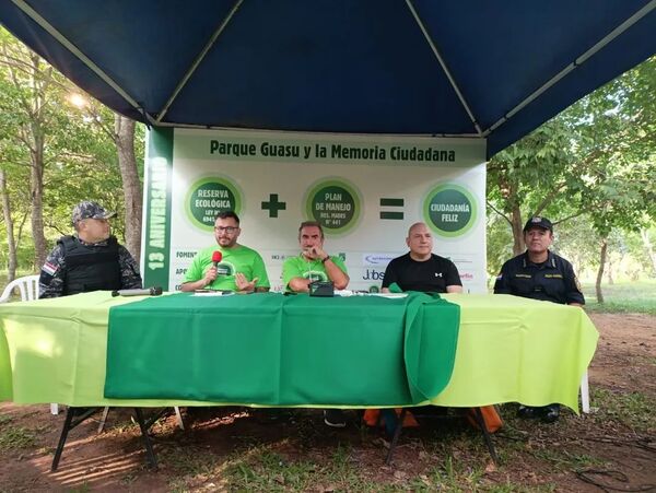 Popular / 13.° aniversario: Fortalecen seguridad en el Parque Guasu Metropolitano