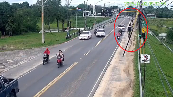 Trabajador se encuentra en grave estado tras caer de una escalera en Pilar | Unicanal