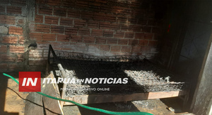 PARTE DE UNA VIVIENDA FUE AFECTADA TRAS PRINCIPIO DE INCENDIO EN CAMBYRETÁ
