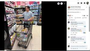 Baruja: Presume de sus compras en supermercado y le recuerdan vehículo de “Cucho” - Política - ABC Color