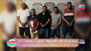 Detuvieron a alias "Largo", presunto jefe de sicarios