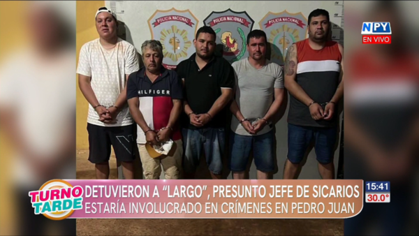 Detuvieron a alias "Largo", presunto jefe de sicarios