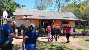 Temporal en San Estanislao: sigue la tarea de relevamiento de datos a damnificados - Nacionales - ABC Color