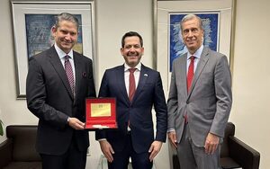 Popular / Raúl Latorre se reunió con Elliot Brandt en EEUU y hablaron de inversión en Paraguay