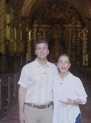 Popular / ¡Bien ahí!: Presi anunció que iniciarán restauración del templo de Yaguarón