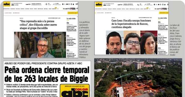La Nación / Abc Color ejerce una fuerte presión mediática para influir en caso Atlas