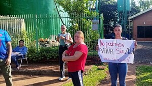 Están cansados de mendigar agua