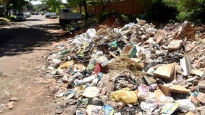 Crisis de la basura afecta a más de 50 puntos en barrios de Asunción