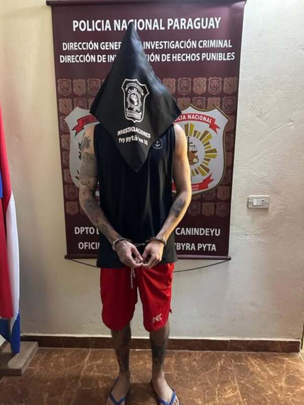 Cae en Yby Pyta un brasileño buscado por narcotráfico en su país