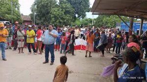 Diputado cartista encabezó turba que atacó Municipalidad de Puerto Casado