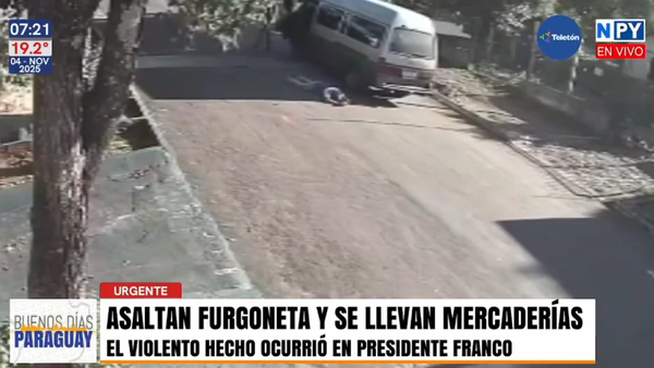 Asalto a furgoneta: Delincuentes armados robaron cargamento de vasos térmicos y perfumes