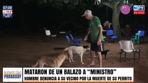 ¡Crueldad animal! Denuncian a vecino por matar de un disparo a “Ministro”