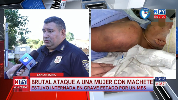 Una mujer sobrevive a brutal ataque con machete fingiendo su muerte