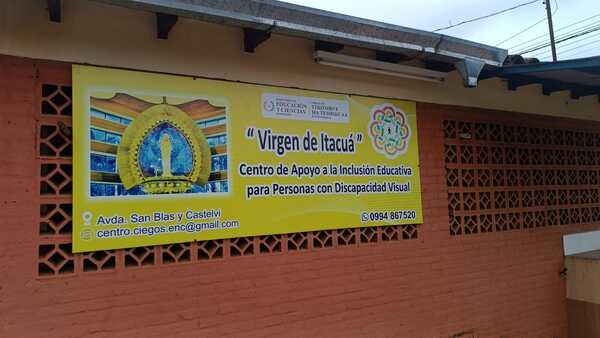 Centro para personas con discapacidad visual en Itapúa trabaja al límite por falta de recursos humanos