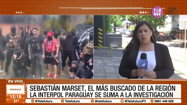 Interpol Paraguay se suma a la búsqueda de Sebastián Marset en la región