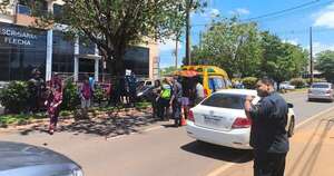 La Nación / Septuagenario muere al cruzar la ruta, tras ser embestido por motociclista