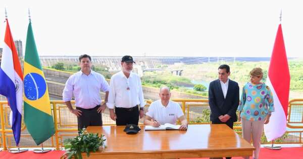 Diario HOY | Alberto II de Mónaco queda maravillado por Itaipú