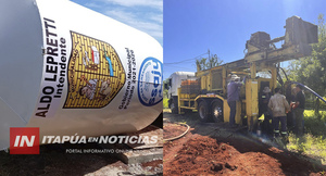 INSTALAN NUEVO TANQUE DE AGUA POTABLE EN SAN JUAN DEL PARANÁ