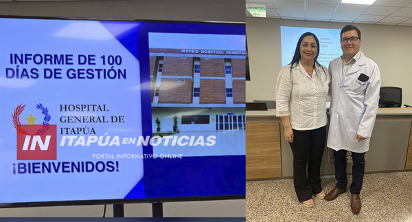 BLANCA CHÁVEZ PRESENTE EN LA PRESENTACIÓN DE 100 DÍAS DE GESTIÓN DEL HGI