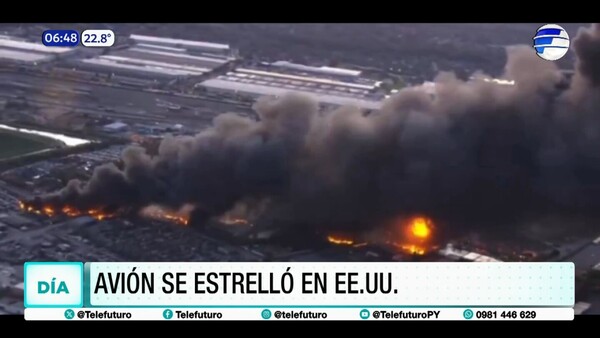 Estados Unidos: Avión de carga se estrelló y 7 personas fallecieron