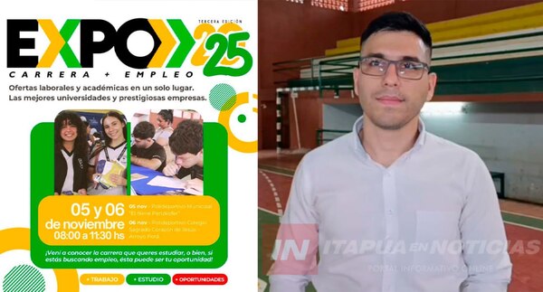 HASTA EL MEDIODÍA SE REALIZA LA EXPO CARRERA + EMPLEO EN CAMBYRETÁ