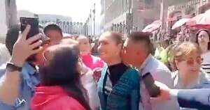 La Nación / Presidenta de México sufre acoso sexual callejero en pleno centro de la capital