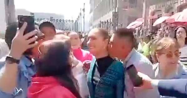 La Nación / Presidenta de México sufre acoso sexual callejero en pleno centro de la capital
