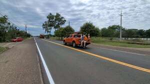 Tras reclamos ciudadanos, el MOPC retoma señalización de la ruta PY20 en Ayolas - Nacionales - ABC Color
