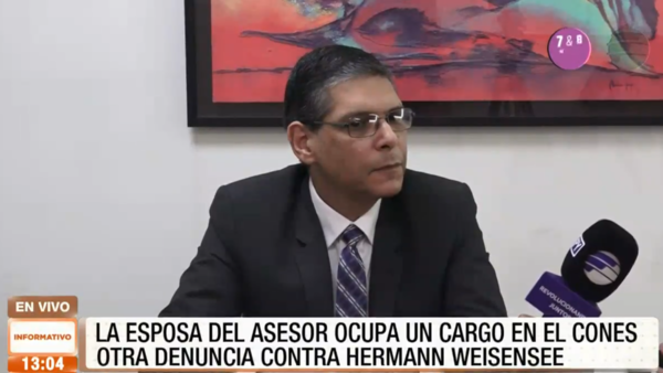 Otra denuncia contra Hermann Weisensee: su esposa ocupa un cargo en el CONES