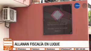 Allanaron la sede Fiscal de la ciudad de Luque