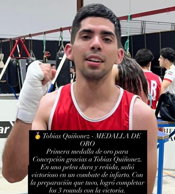Joven concepcionero gana medalla de oro en boxeo en los Juegos Nacionales 2025 - Concepción al Día