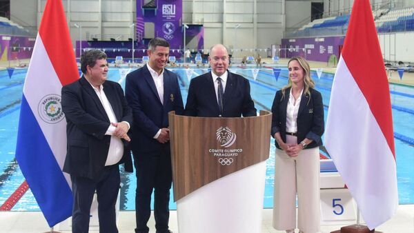 Príncipe de Mónaco destaca los avances en infraestructura deportiva en Paraguay