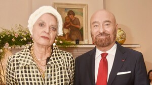 La condecoración a Milda Rivarola