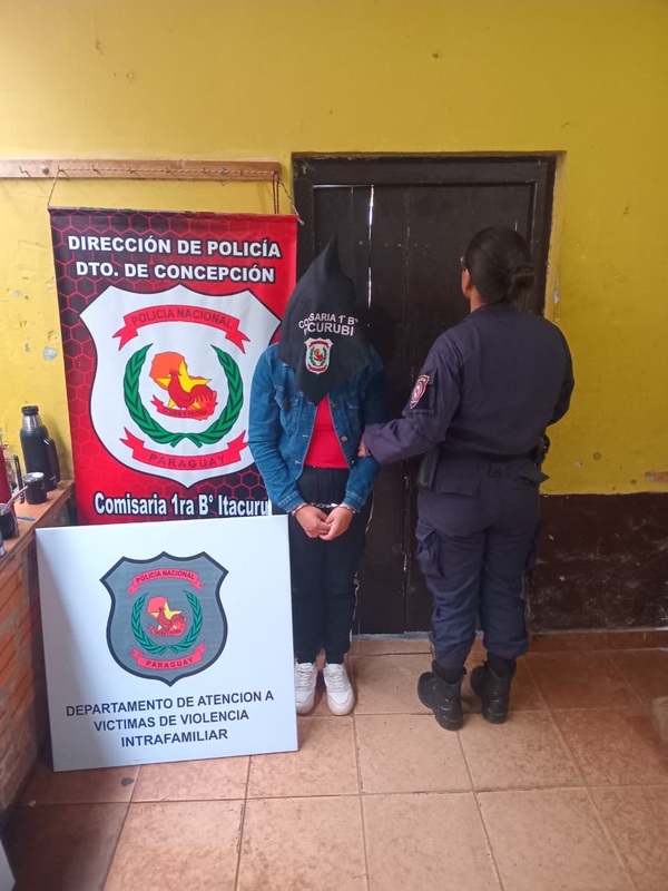 Detienen a mujer con orden de captura por un hecho de violencia familiar - Concepción al Día