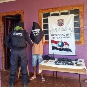 Capitán Bado: cae ciudadano brasileño que tenía en su poder municiones con sello de la Dimabel