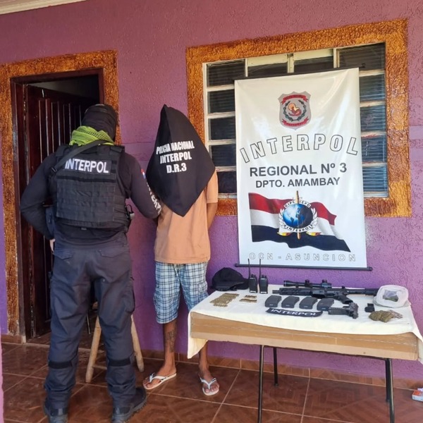 Capitán Bado: cae ciudadano brasileño que tenía en su poder municiones con sello de la Dimabel