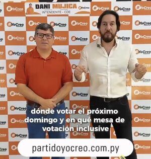 CDE: Dani Mujica alerta sobre presunta falla del TSJE y lanza alternativa a sus seguidores