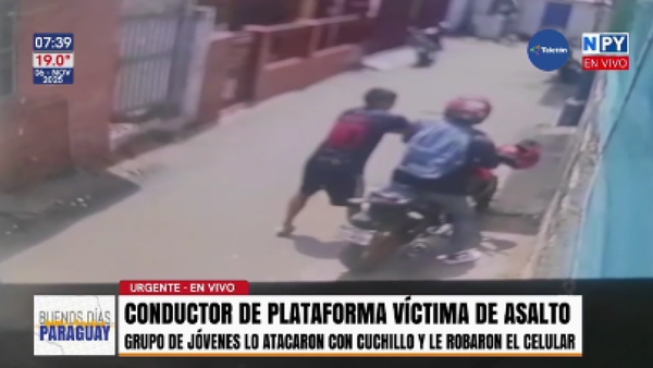 Emboscan, asaltan y apuñalan a motobolt en la Chacarita