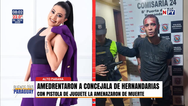 "Yessica rojukata", amenazan a concejala de Hernandarias durante un intento de robo