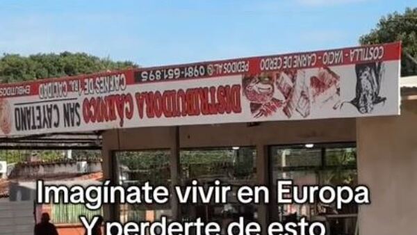 ¡Maimina chera’a! Cartel de carnicería quedó al estilo gua´i