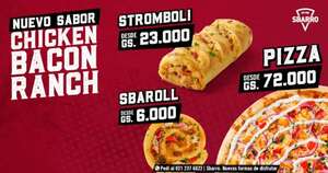 La Nación / Sbarro presenta su nuevo sabor: Chicken Bacon Ranch, una fusión irresistible