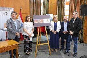 Correo presentó estampillas del teatro Ignacio A. Pane