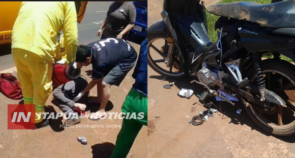 DAÑOS MATERIALES Y UN HERIDO TRAS ACCIDENTE SOBRE LA RUTA PY06