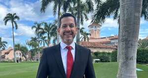 La Nación / Raúl Latorre fue recibido en la residencia privada de Donald Trump en Palm Beach