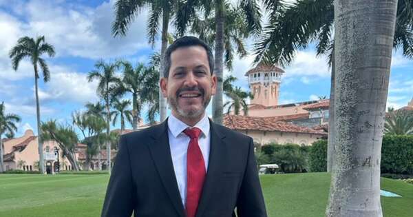 La Nación / Raúl Latorre fue recibido en la residencia privada de Donald Trump en Palm Beach