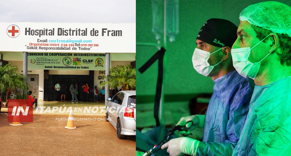 EXITOSA JORNADA DE CIRUGÍAS LAPAROSCÓPICAS EN EL HOSPITAL DE FRAM