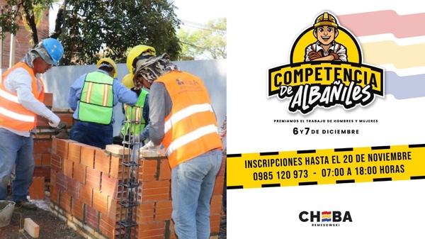 Sebastián Remesowski lanza la Segunda Competencia de Albañiles en Encarnación