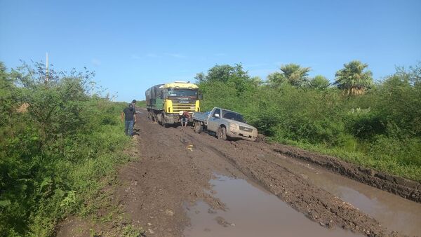 Camino a Itacua intransitable tras las lluvias - Concepción al Día