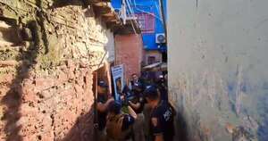 La Nación / Serie de allanamientos en Añaretã’i resultó con 4 detenidos y varias dosis de drogas incautadas